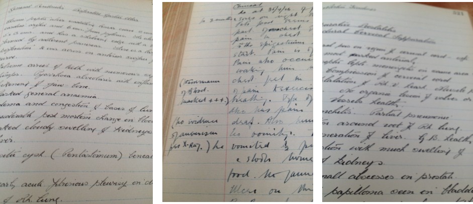 And other examples from the 1920's, when doctors could still write