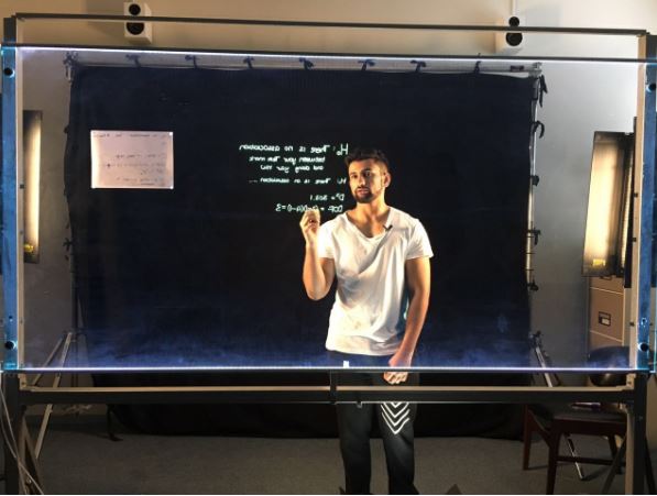 Who needs a whiteboard when you can build a 'lightboard'? - The